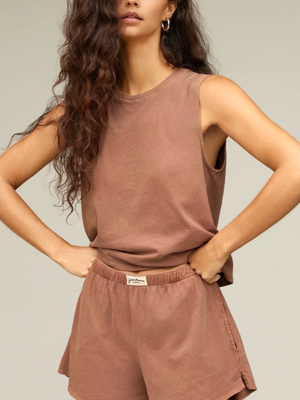 Joah Brown Muscle Tank Top